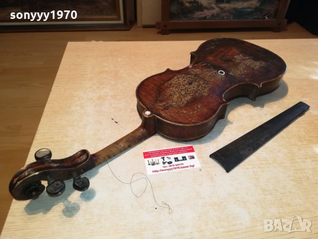 ПОРЪЧАНА-АНТИКА-старинна цигулка от англия 2509211635, снимка 2 - Антикварни и старинни предмети - 34250393