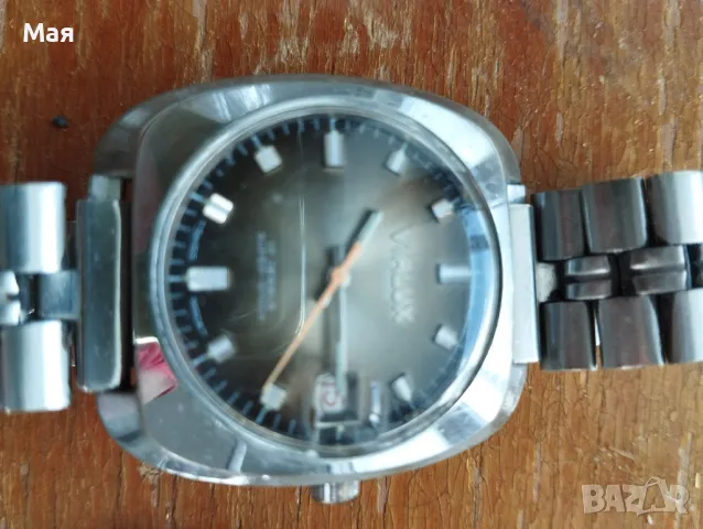 Винтидж часовници - стар рядък механичен швейцарски часовник VIALUX SUPER и  SEIKO AUTOMATIC , снимка 9 - Антикварни и старинни предмети - 50304427