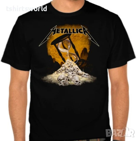 Нова мъжка тениска с дигитален печат на музикалната група METALLICA - The End of the Line