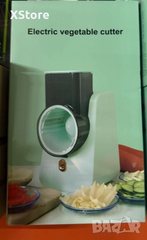 Мултифункционална електрическа резачка-ренде за зеленчуци, снимка 6 - Други - 52518256