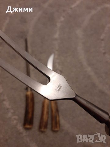 различни комплекти и ножове на солинген с рогови дръжки, снимка 2 - Антикварни и старинни предмети - 39225808