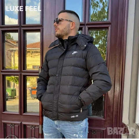 Мъжко Зимно Яке - лого Бродирано ⚜️ Nike , снимка 3 - Якета - 52644338