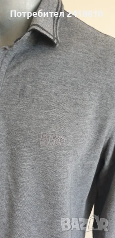 Hugo Boss Pique Pima Cotton Regular Fit Mens Size 50 /L ОРИГИНАЛ Мъжка блуза!, снимка 7 - Блузи - 51369443