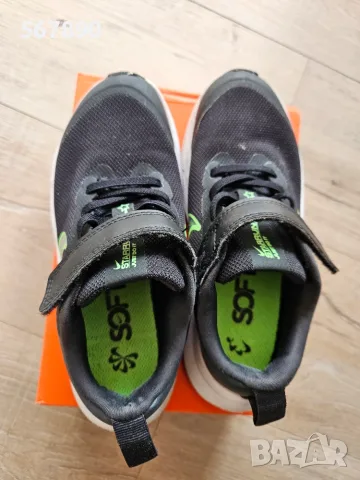Маратонки  Nike черни със зелено , снимка 4 - Детски маратонки - 56257688