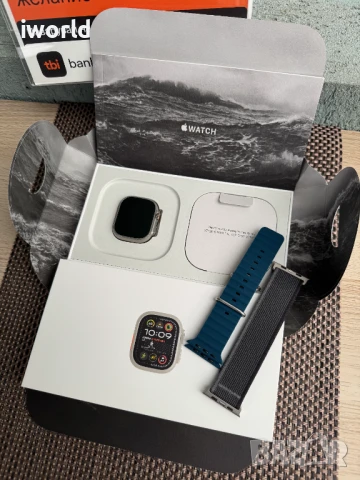 НОВ‼️ Гаранция❌ Apple Watch ULTRA 2 Лизинг от 50лв/м ❌ 49mm Cell ❌ Natural , снимка 3 - Apple iPhone - 51113713