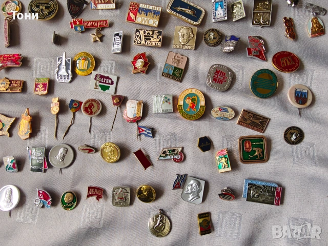 Колекция значки и медали (СССР, НРБ, ГДР) , снимка 3 - Нумизматика и бонистика - 54284157