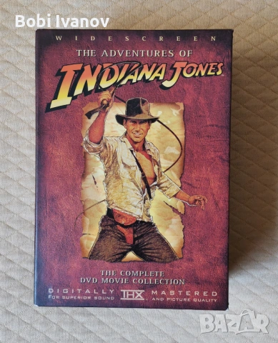 Indiana Jones Индиана Джоунс DVD Трилогия и бонус + Индиана Джоунс 4 (2 диска) с Бг субтитри., снимка 5 - DVD филми - 50916233