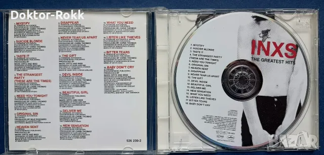 INXS - greatest hits CD, снимка 3 - CD дискове - 49730245