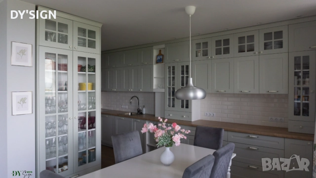 Индивидуален проект на кухня по поръчка, снимка 15 - Кухни - 49118750