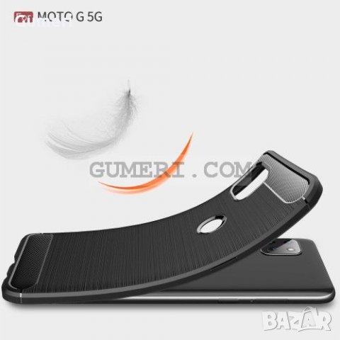 Motorola Moto G 5G Карбонов удароустойчив гръб , снимка 4 - Калъфи, кейсове - 31498114