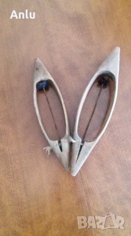 Автентични, дървени совалки за стан на 70 -80 години