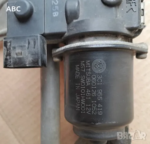 Механизъм за чистачки + моторче Passat B6 , снимка 4 - Части - 48337449