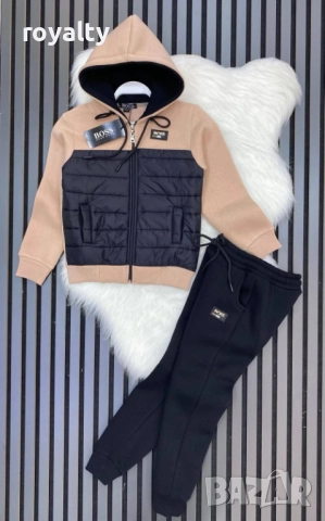 Ватиран екип за момче BOSS, снимка 3 - Детски комплекти - 52526846