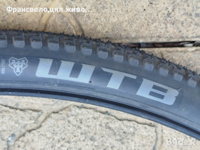 Гума за велосипед колело wtb riddler 700x45 , снимка 2 - Части за велосипеди - 52613815
