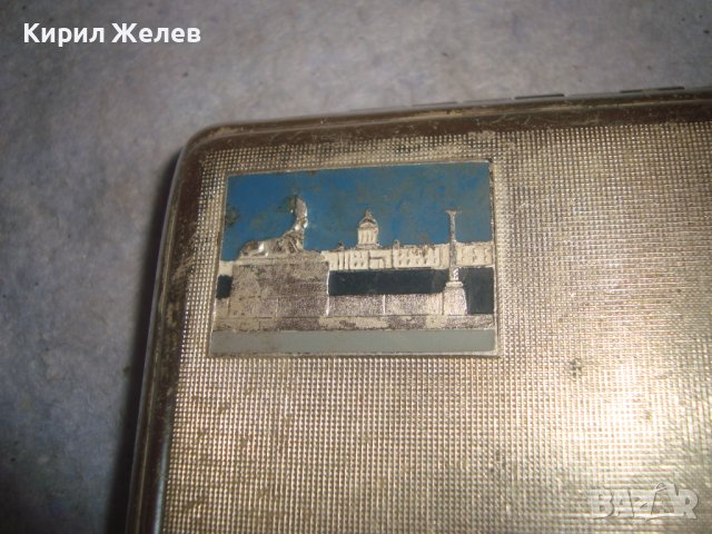 СТАРА РЕТРО - ВИНТИДЖ КОРЕКЦИОНЕРСКА СССР ПОСРЕБРЕНА ЕМАЙЛИРАНА ТАБАКЕРА 32198, снимка 8 - Колекции - 38289017