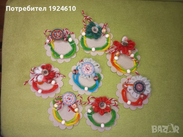 Мартеници от вълна, снимка 3 - Други - 53056999