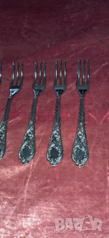 Стари десертни вилици , снимка 3 - Антикварни и старинни предмети - 48765573