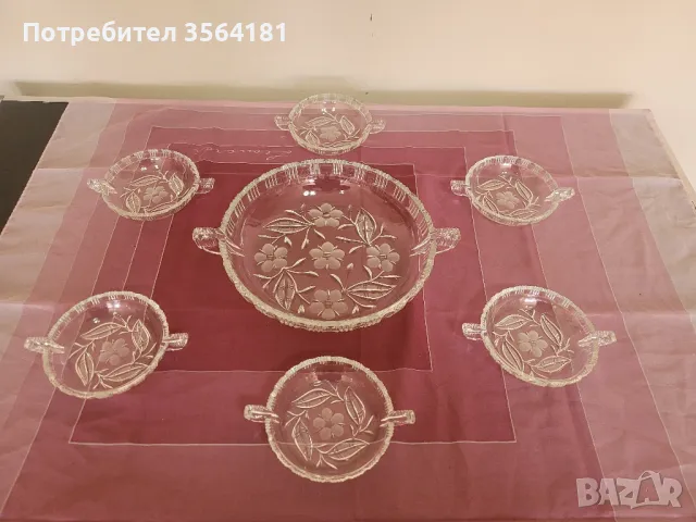 Кристален сервиз чисто нов , снимка 1