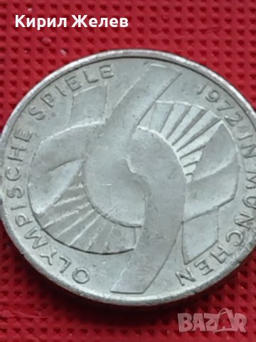 Сребърна монета 10 Дойче марка 1972г. Олимпийски игри Мюнхен 39616, снимка 7 - Нумизматика и бонистика - 42756458