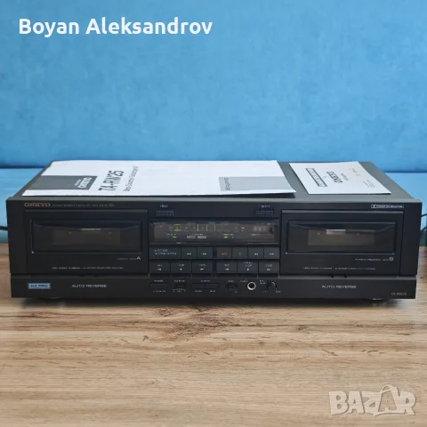 Двукасетъчен Дек Onkyo TA-RW25 | Пълен Комплект с Книжка и Гаранционна Карта | Като Нов