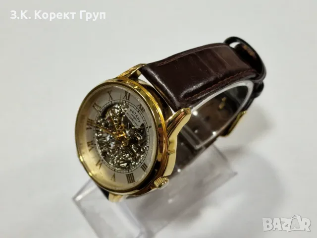 Часовник Rotary Men's Automatic Skeleton Mechanical GS03862/01, снимка 5 - Мъжки - 55964423