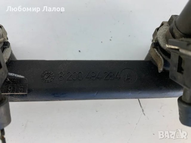 Горивна рейка с дюзи Дачия Сандеро Dacia Sandero 8200494284 0280158034, снимка 4 - Части - 50269503