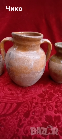 3бр стари керамични гърнета , снимка 3 - Антикварни и старинни предмети - 52443100