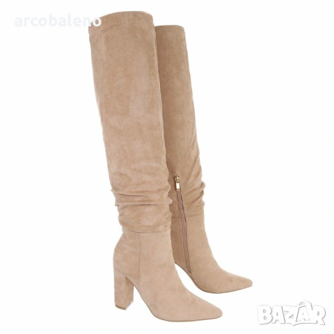 Дамски ботуши над коляното, 2цвята , снимка 5 - Дамски ботуши - 43454043