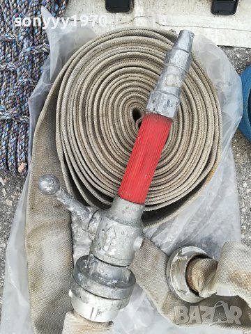 ПОЖАРЕН МАРКУЧ СЪС СТРУЙНИК 0804231736, снимка 9 - Антикварни и старинни предмети - 40302565