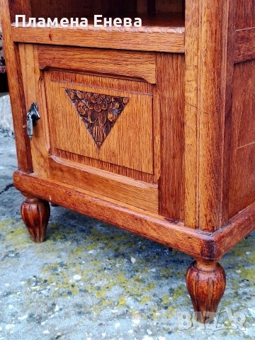 Антикварно шкафче с мраморен плот , снимка 8 - Шкафове - 53967416