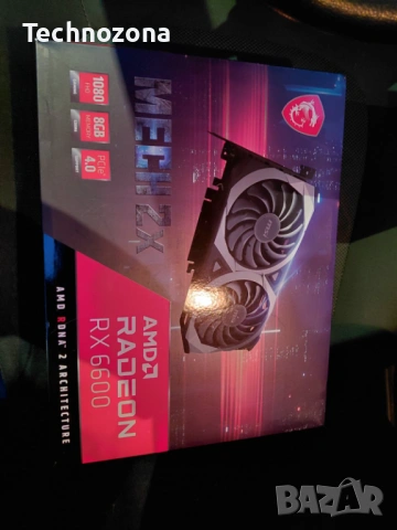 Видеокарта MSI RX6600 8GB AMD RADEON 8GB GDDR6