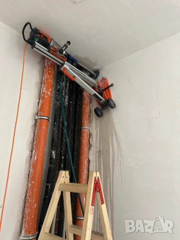 Пробиване и рязане на отвори и дупки в бетон и камък за тръби, снимка 10 - Кърти, чисти, извозва - 50317995