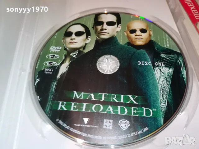 МАТРИЦАТА-ПРЕЗАРЕЖДАНЕ ДВД 1204251519, снимка 2 - DVD филми - 49870840