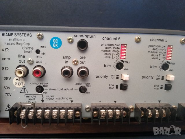  Precedence CMA 120 Commercial Mixer Amplifier, снимка 8 - Други - 32153808