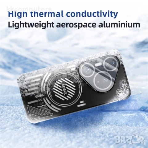 Huawei Pura 80 Pro / 80 Pro+ ABEEL Удароустойчив Aluminium Alloy + PC + TPU /Hollow Heat Dissipation, снимка 5 - Калъфи, кейсове - 52382002