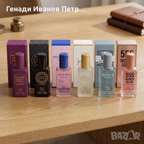 Комплект от 6 броя луксозни парфюма по 22мл – разнообразие от аромати за всеки повод, снимка 2 - Дамски парфюми - 53934383