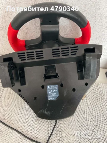 Волан С Педали Logitech Formula Force Ex, снимка 7 - Джойстици и геймпадове - 55775481