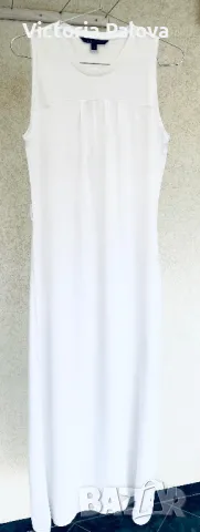 Дълга бяла рокля ARMANI EXCHANGE  оригинал