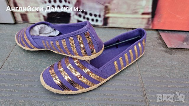Английски дамски еспадрили , снимка 2 - Дамски ежедневни обувки - 40857504