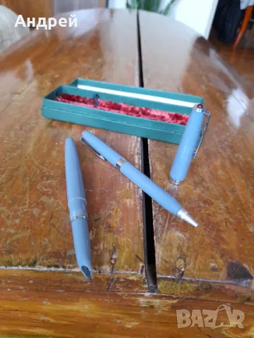 Стар комплект писалка,химикалка Харков, снимка 3 - Други ценни предмети - 47410258