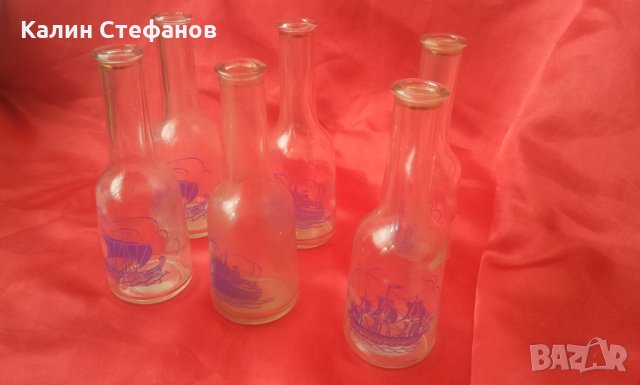 Юзчета от едно време, 100 мл с кораби печат 2 бр