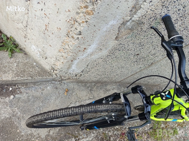 26 цола алуминиев велосипед с 21 скорости усилени капли амортисьори предни като нов в перфектно , снимка 5 - Велосипеди - 53987411