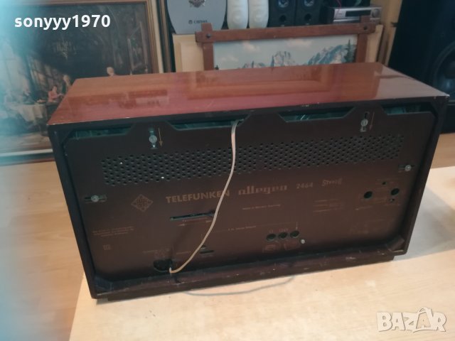 *telefunken tube stereo-антик 0502210840, снимка 9 - Ресийвъри, усилватели, смесителни пултове - 31689025