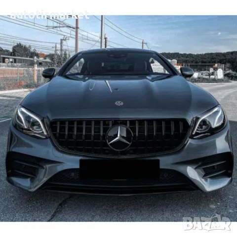 Черен лак решетка тип GT за Mercedes E класа W213, снимка 6 - Аксесоари и консумативи - 56053226