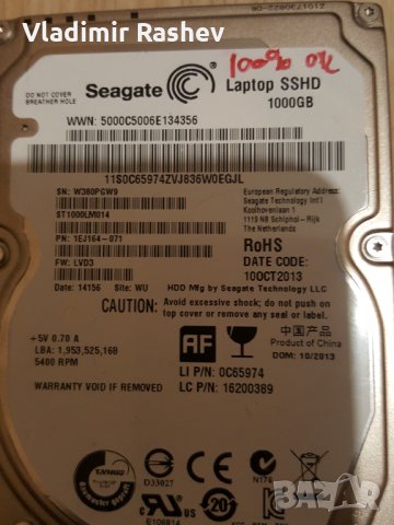Хард диск за лап топ 4 броя по 1000GB(1TB), снимка 3 - Твърди дискове - 35141508