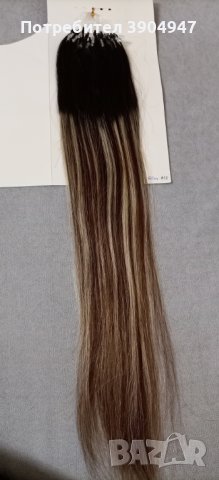 Напълно Естествена Човешка Коса на 100% 110гр 60см дължина, снимка 1
