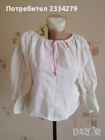 Стари женски ризи, фолклорно допълнение към народна носия. , снимка 16 - Антикварни и старинни предмети - 52793946