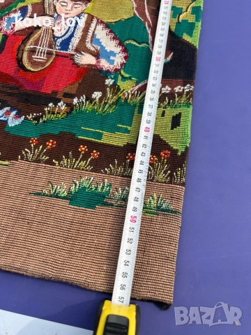 Стар гоблен тъкан, снимка 7 - Антикварни и старинни предмети - 51644289