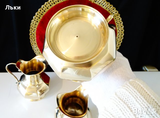 Бронзова кана за вино,октагон. , снимка 7 - Антикварни и старинни предмети - 39710733