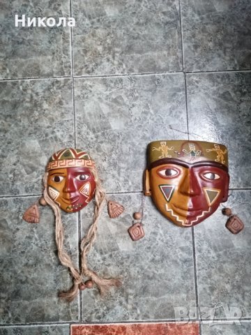 Керамични маски-Ю. Америка, снимка 2 - Други - 35260258